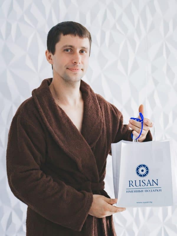 Халат махровый без вышивки