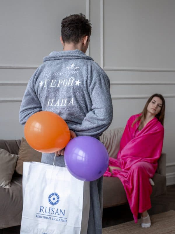 Халат махровый — Мужской